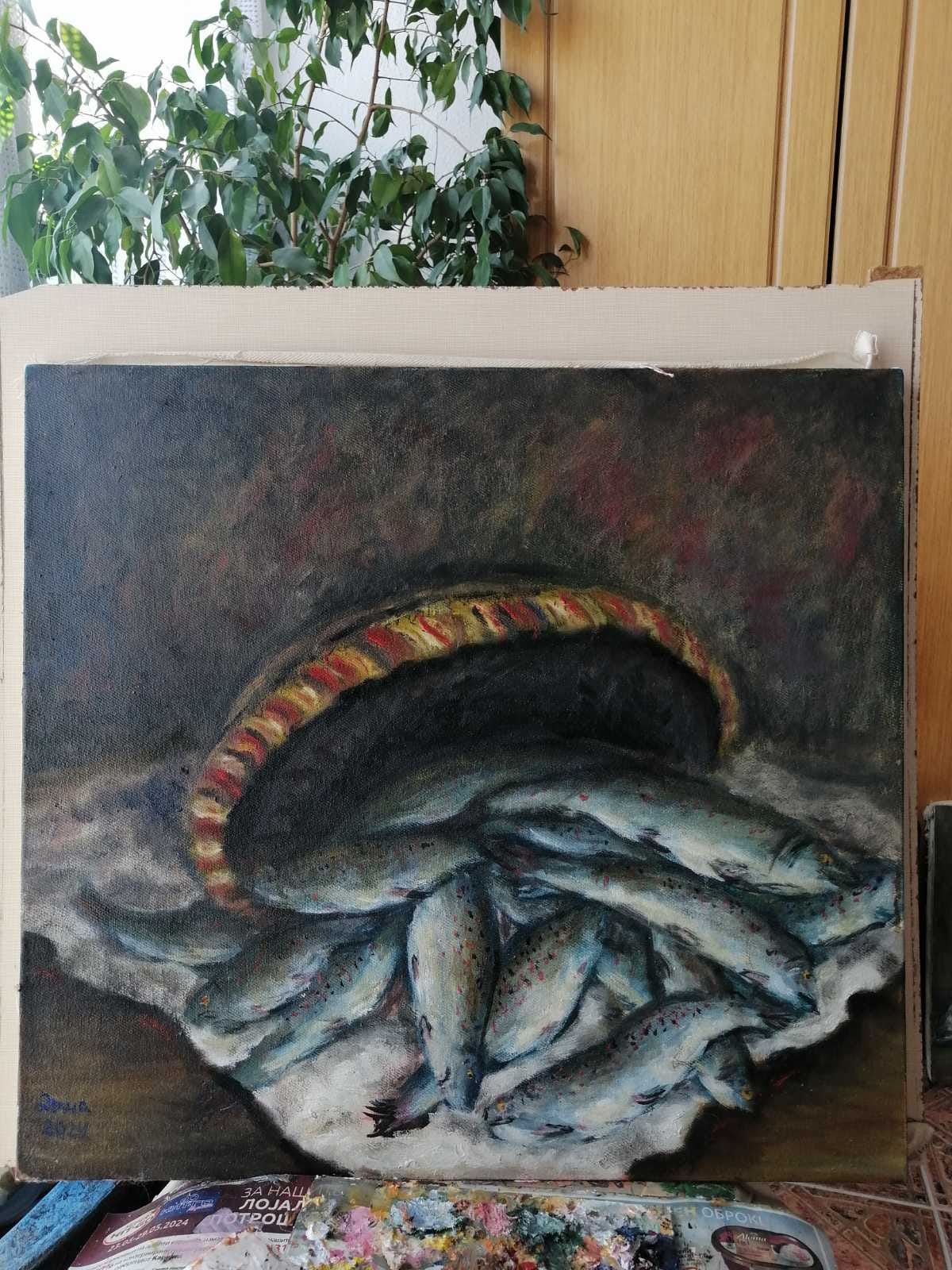 Корпа со риби